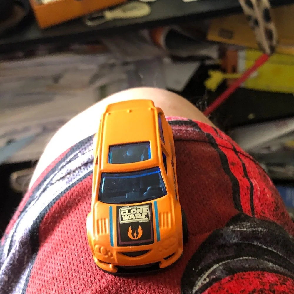 Star Wars Clone Wars Orange Toy Car